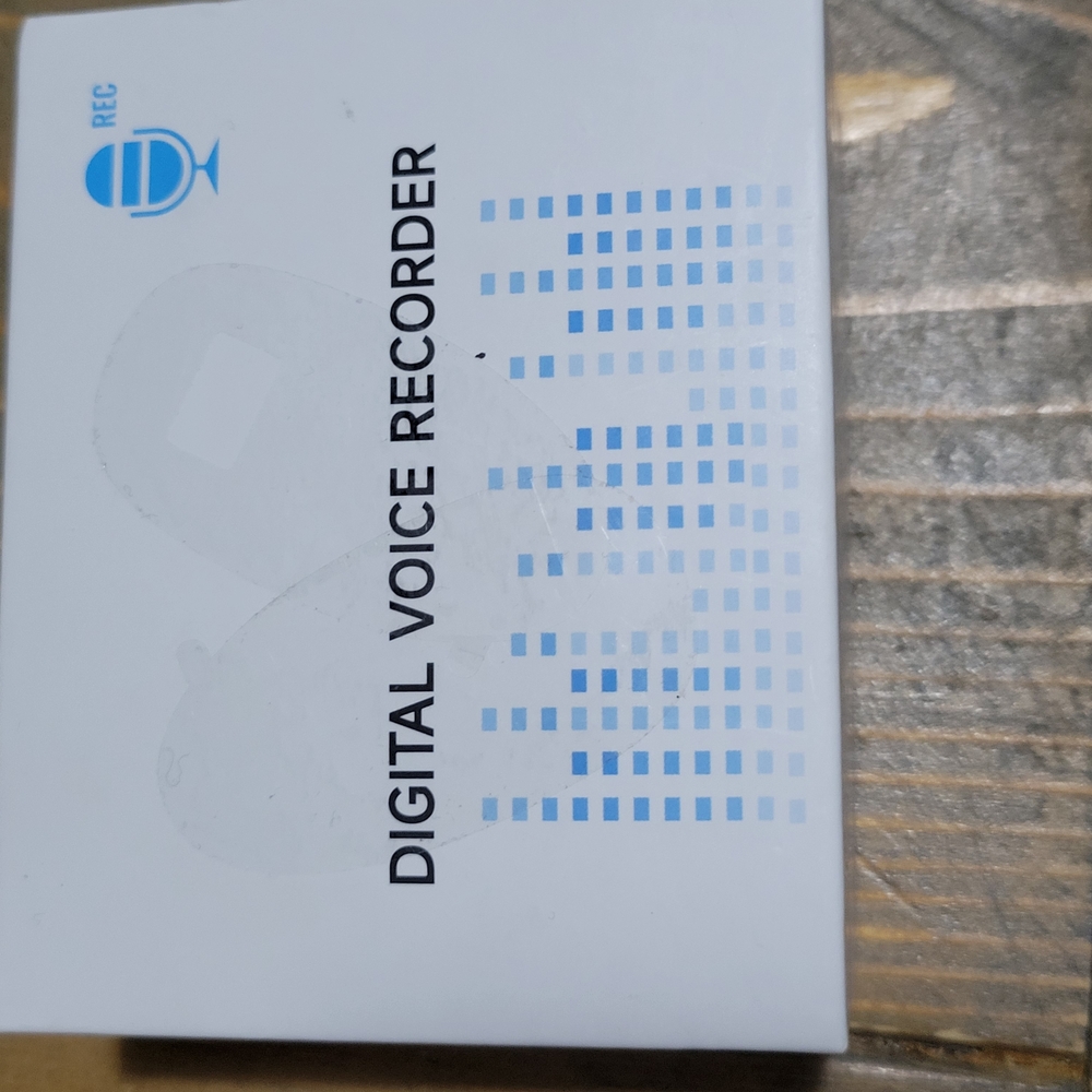 Digital Voice Recorder - White
